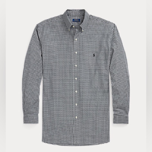 Polo Ralph Lauren Other - Polo Ralph Lauren button shit slim fit Gingham Stretch Poplin Shirt